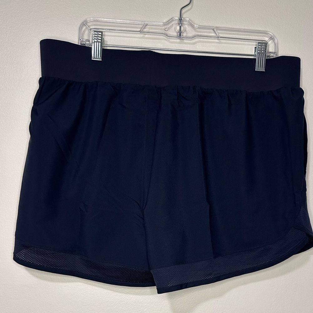 Under Armour Women's UA Locker Woven Shorts 1351232 Sz XL NWT Navy Sport Running - Picture 4 of 4